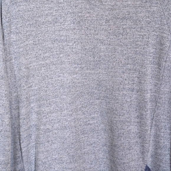 ☁️ NEW Cozy Raglan Blue Colorblock Loungewear Sweatshirt XXL Super Soft ☁️ - Picture 5 of 6